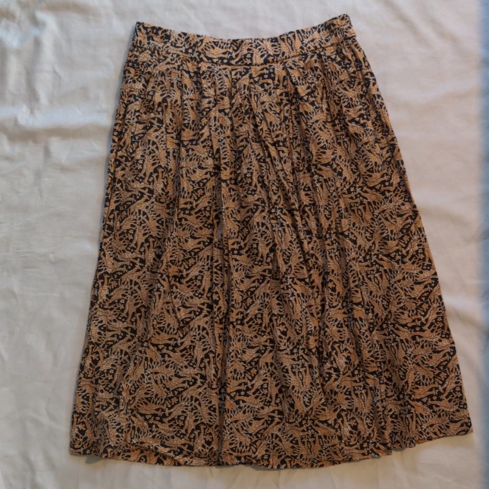 J.Crew giraffe print skirt